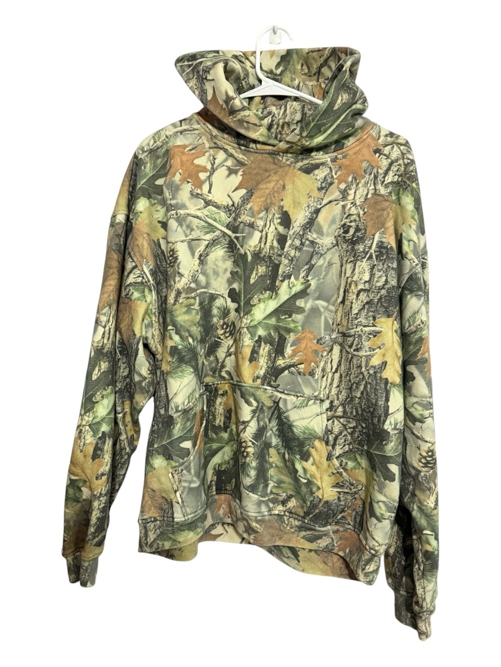 PacSun Tree Camo Pullover Hoodie Forest Leaf Camouflage NWT Size XL
